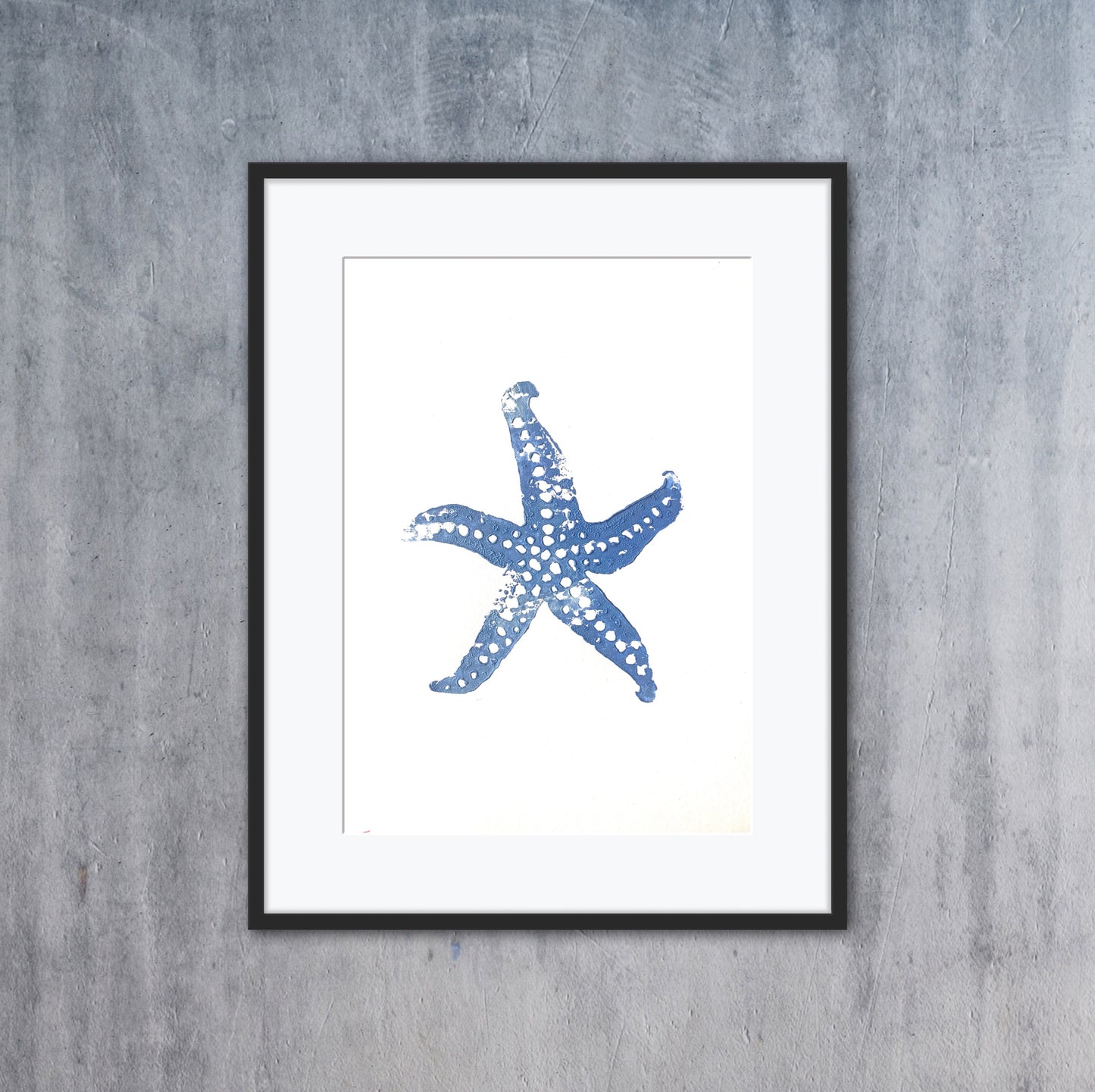 Starfish A5 Lino Print