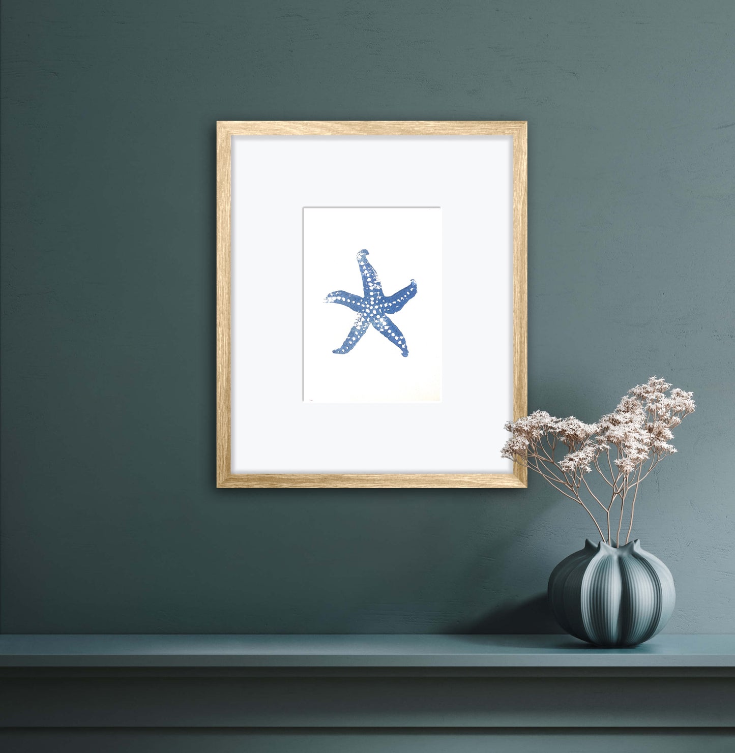 Starfish A5 Lino Print