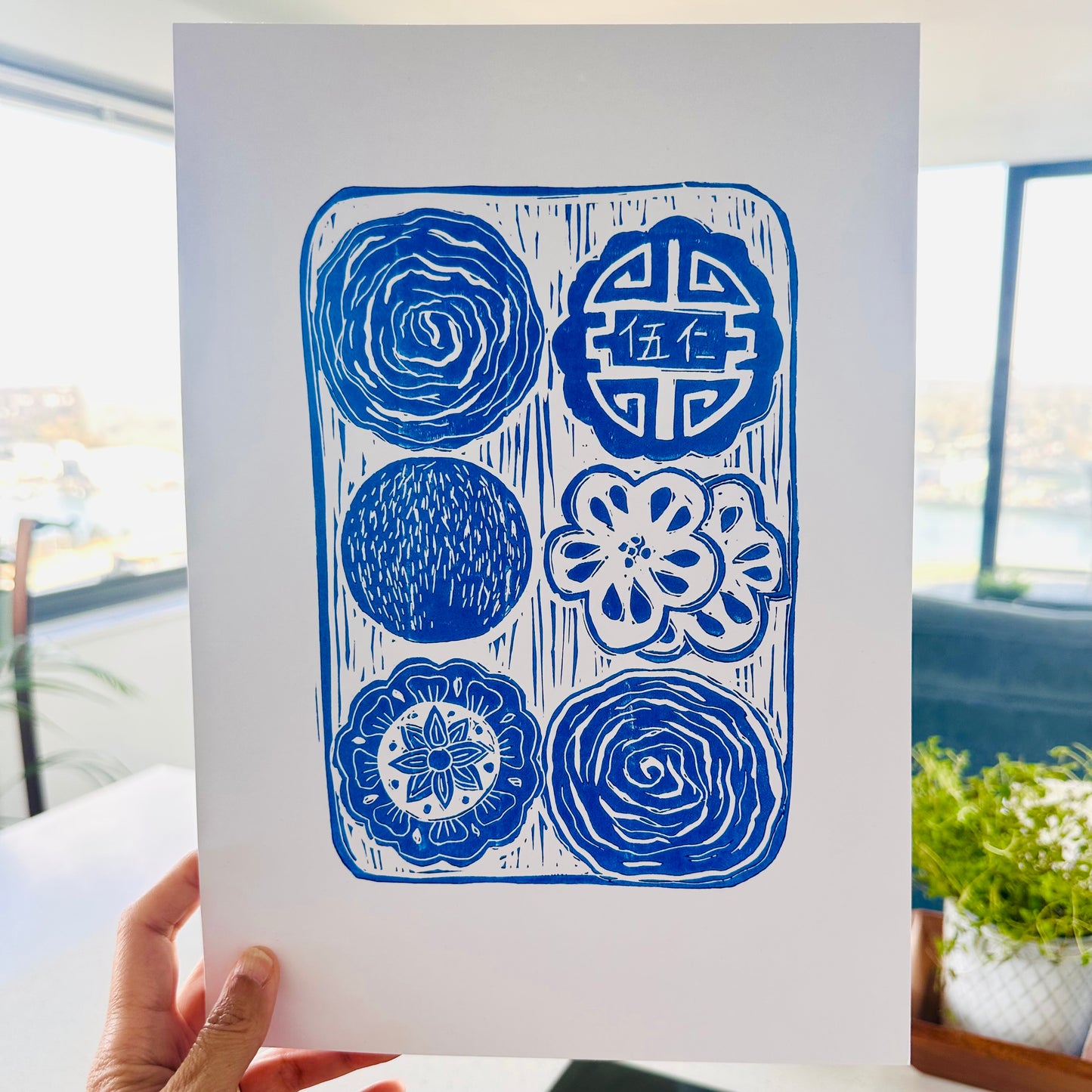 Chinese Food A4 Lino Prints