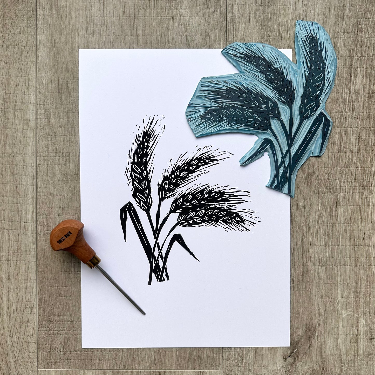 Chinese Food A4 Lino Prints