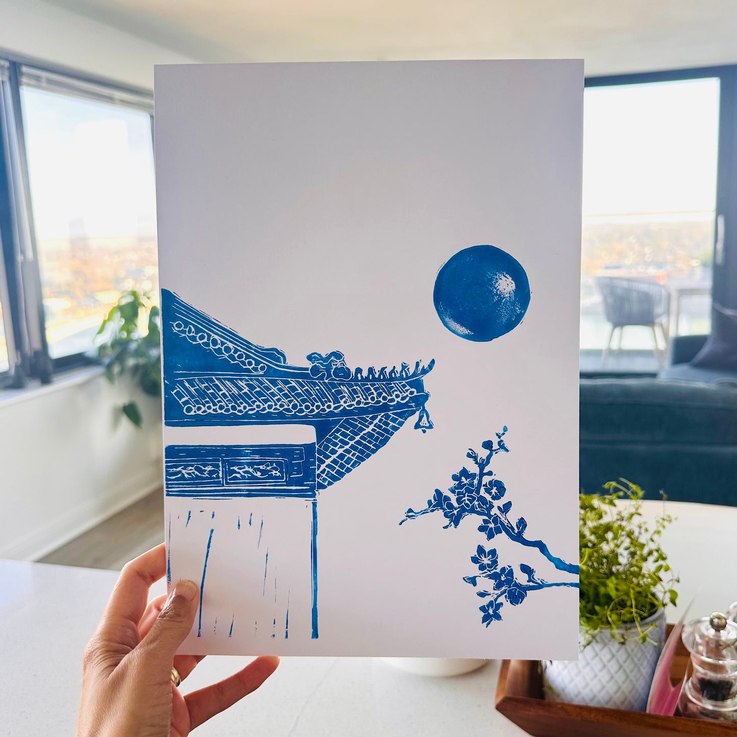 Chinese Food A4 Lino Prints