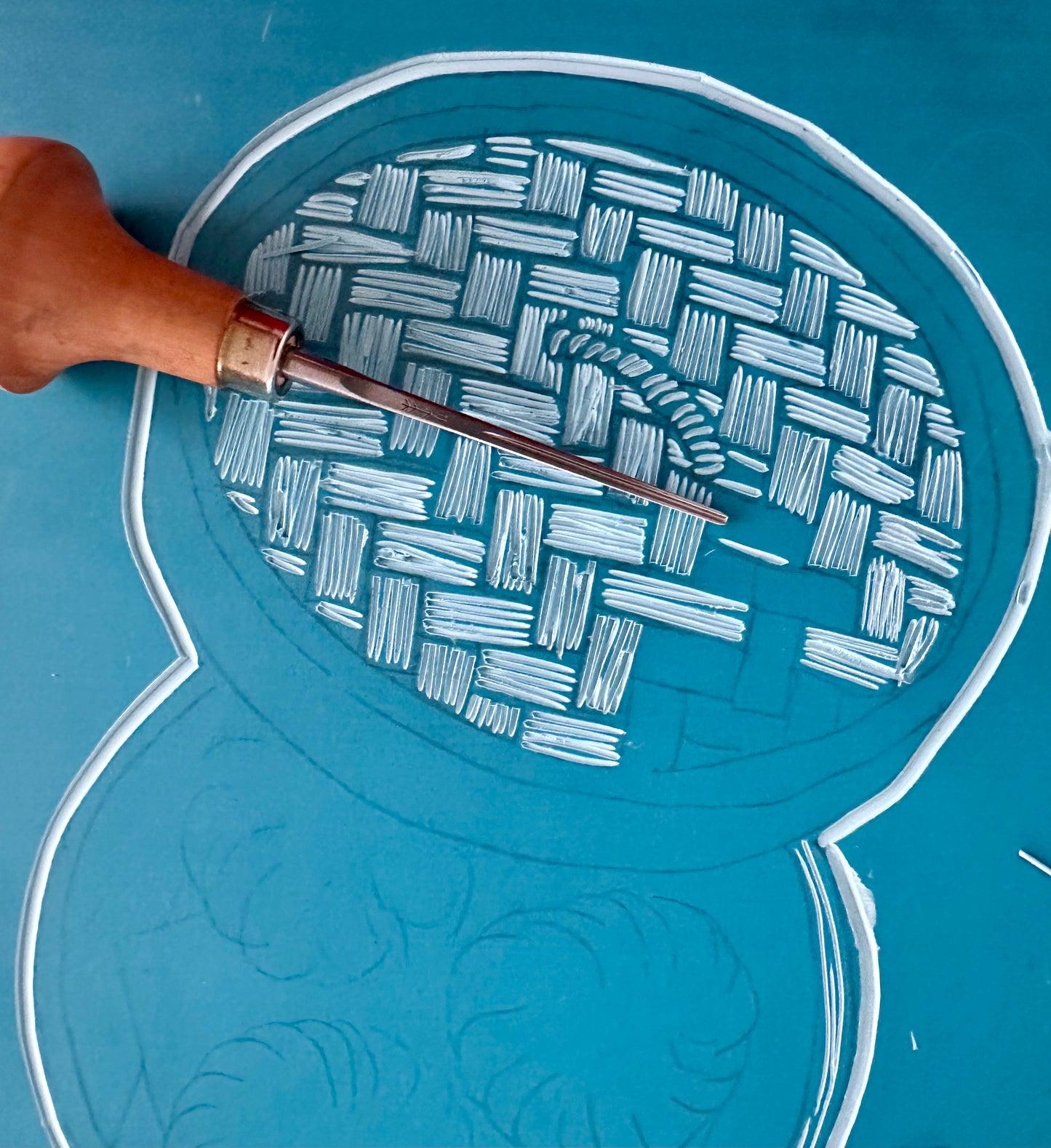 Chinese Food A4 Lino Prints