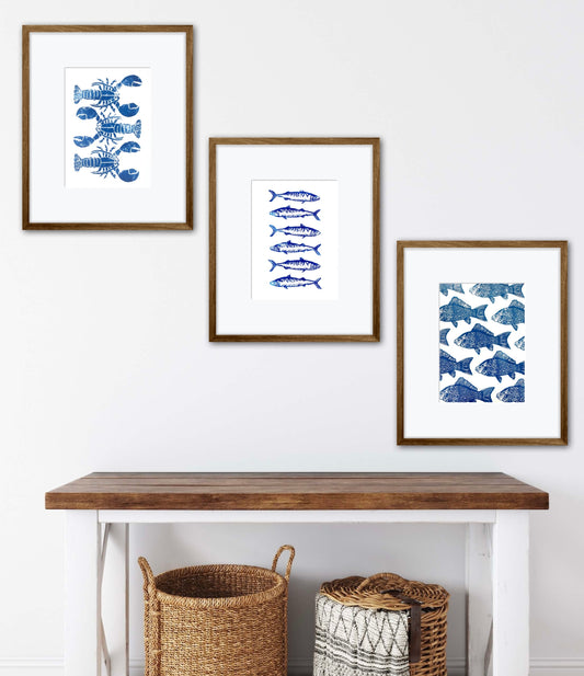 Three A4 Nautical Prints